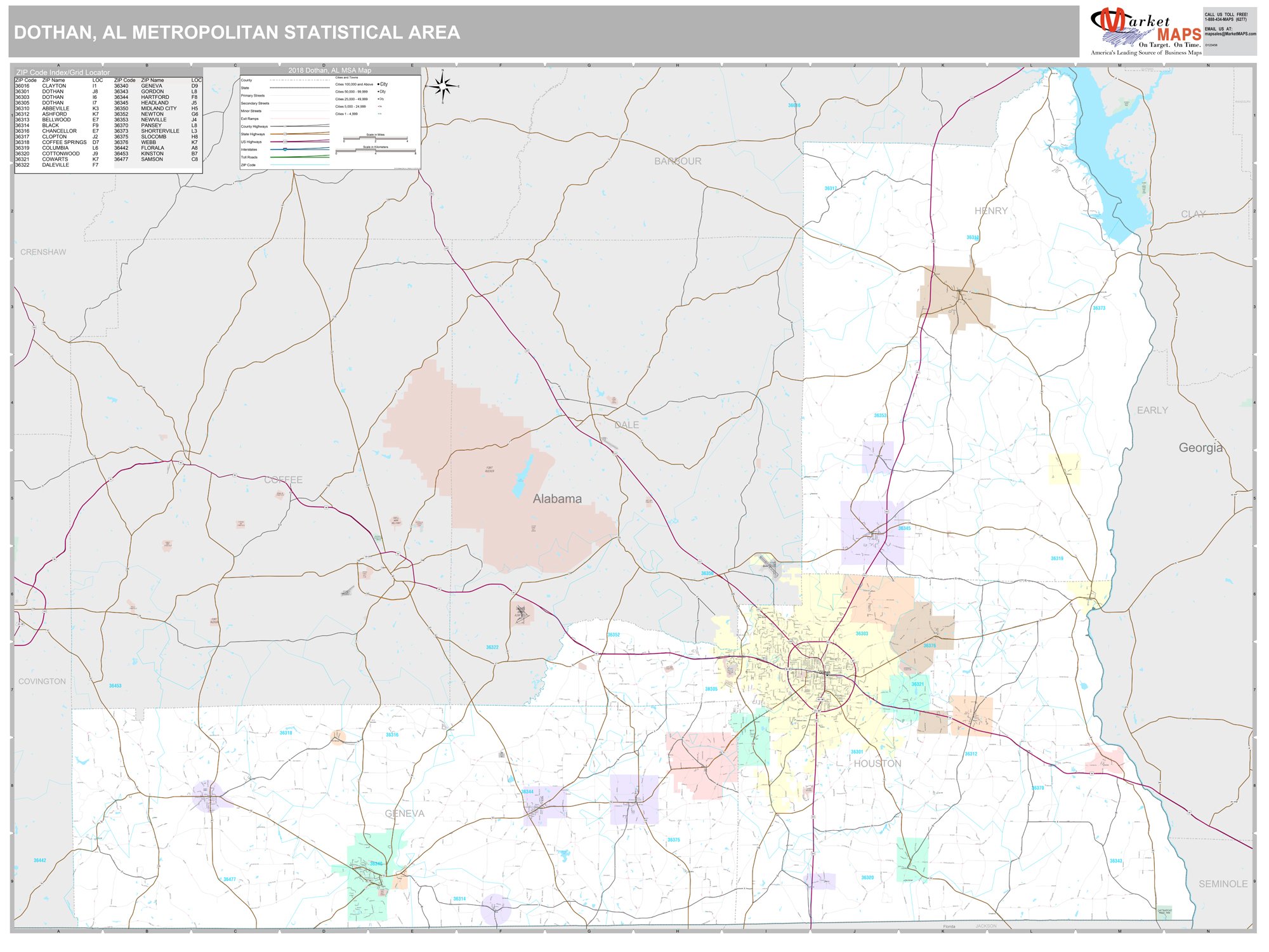 Dothan Alabama Zip Code List