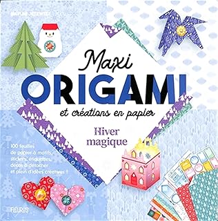 Maxi origami et créations en papier - Hiver magique