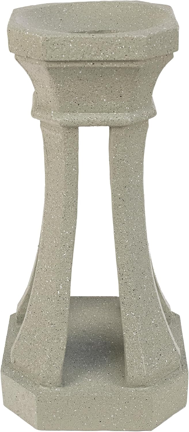 Echo Valley 9192 Argent Decorative Indoor/Outdoor Gazing Globe Pedestal