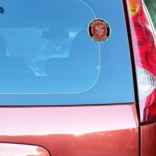 Miniatura 5 de WSQ Paquete de 2 calcomanías de vinilo de la Asociación Nacional del Rifle de la NRA, 4 pulgadas, calcomanías de la 2ª enmienda para automóvil,