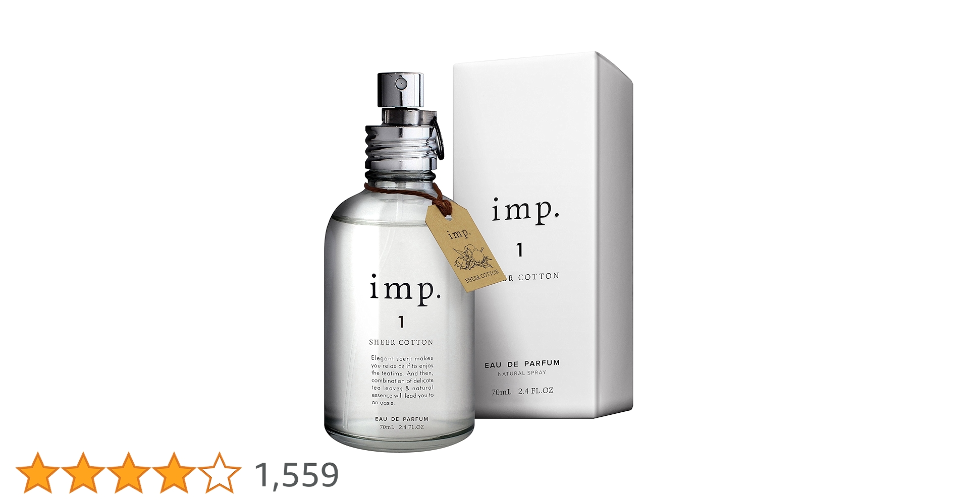 Amazon | インプ 1 シアーコットン EDP 70mL | imp.(インプ