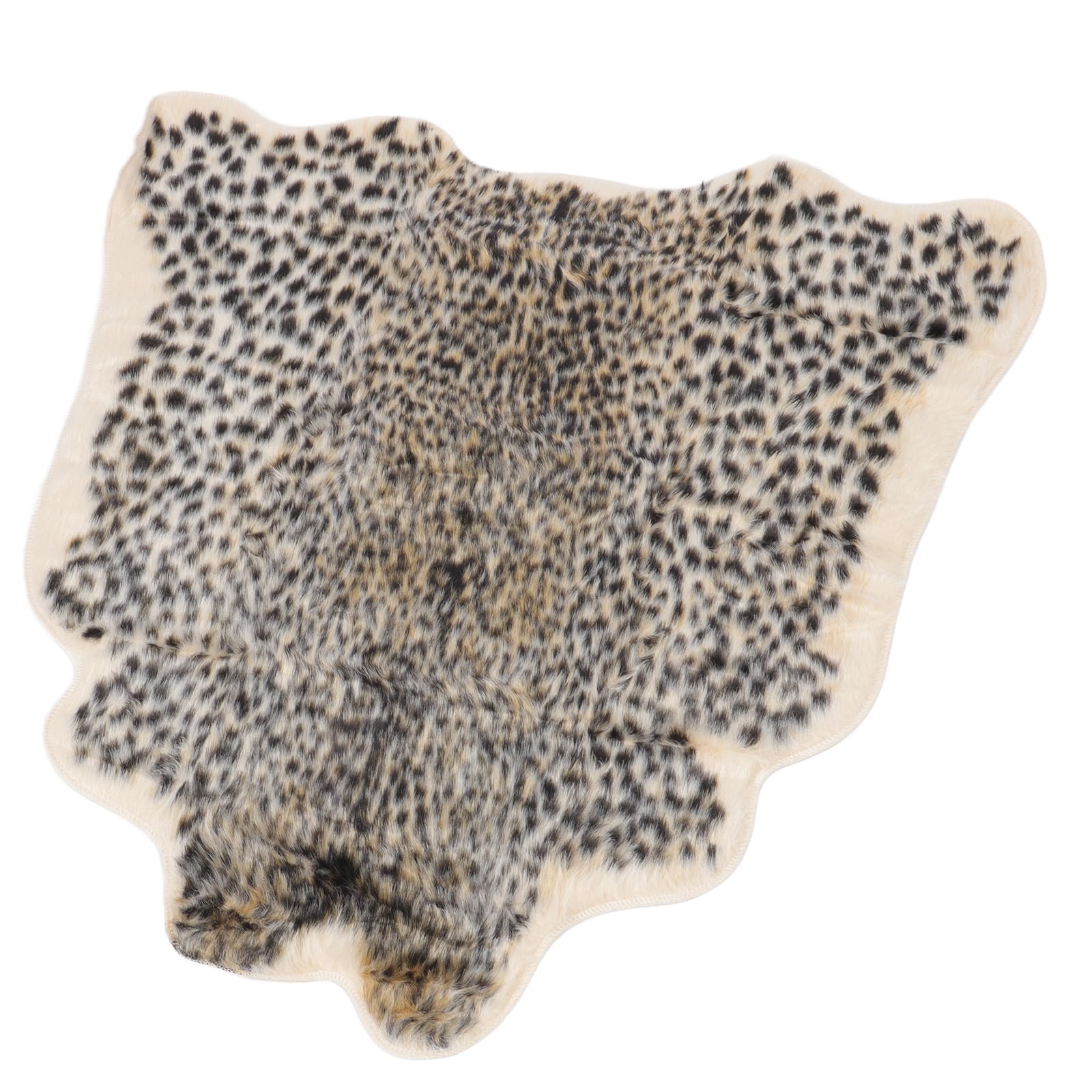 Amosfun - Tappeto Leopardato con Stampa Leopardata Artificiale, Tappeto Leopardato per casa, Ufficio, Soggiorno, Sala da Pranzo, Regalo