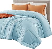 Vista 52 de Bedsure Relleno de edredón – Edredones acolchados tamaño King, edredón para todas las estaciones, ropa de cama alternativa de plumón suave, con 8