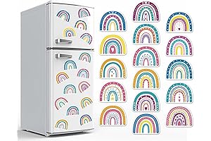 Whaline Rainbow Magnets 16 Boho Fridge Decor