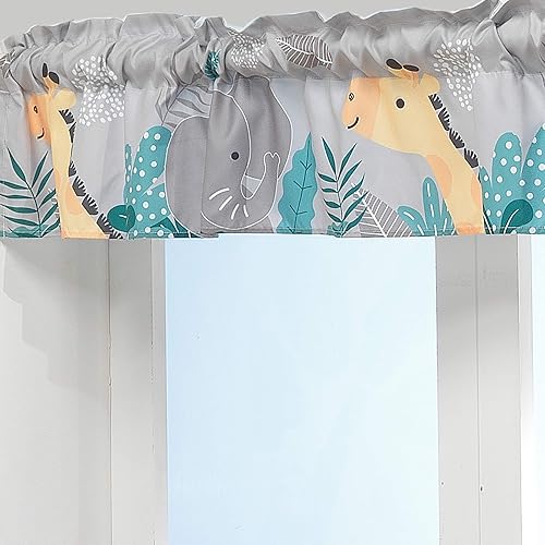 Miniatura 3 de Bedtime Originals Mighty Jungle - Cenefa para ventana, multicolor (283029)