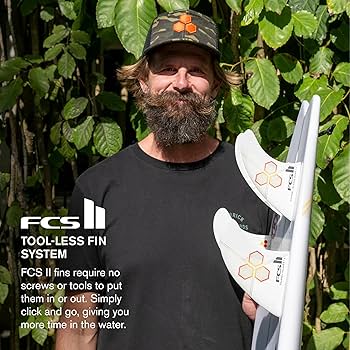 Amazon.com : FCS II CI Upright Medium Tri-Quad Fin Set