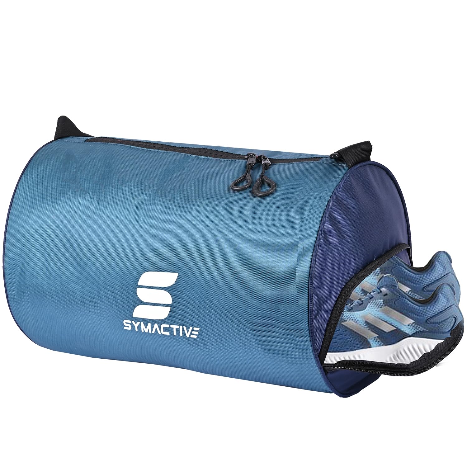 Gym Bag Workout Fitness Tote Polyester Lightweight Men & Women Backpack for Sports Swimming Boxing Athletic Crossfit Exercise Yoga Fitness - Blue-image-47