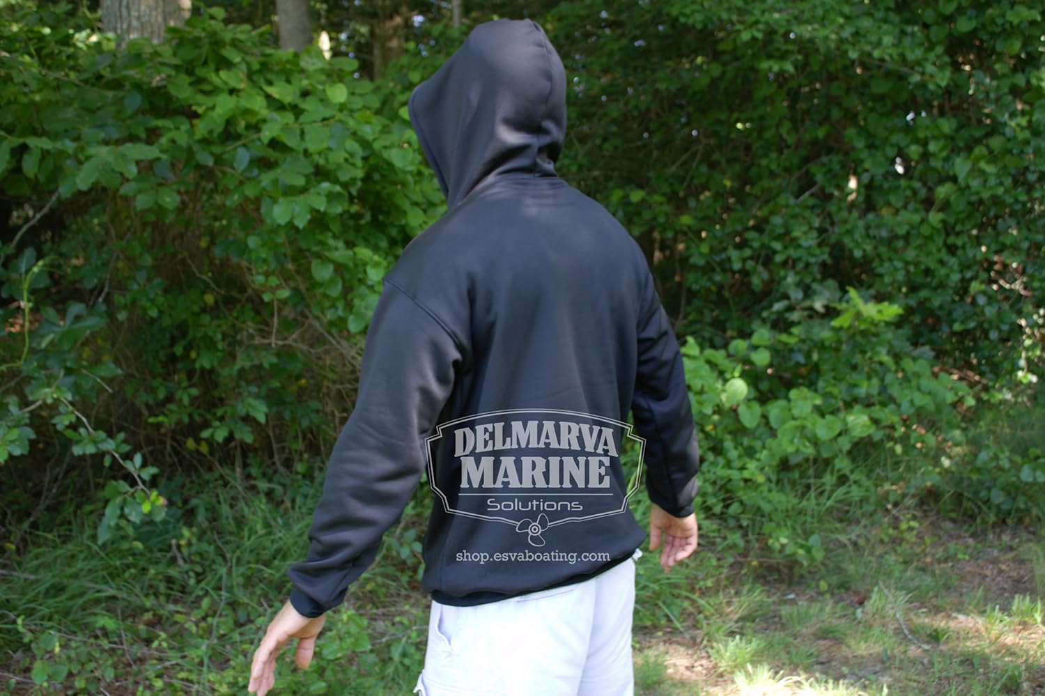 Guy Cotten Men's Black Arctic Striped Hoodie, Medium - Image 4