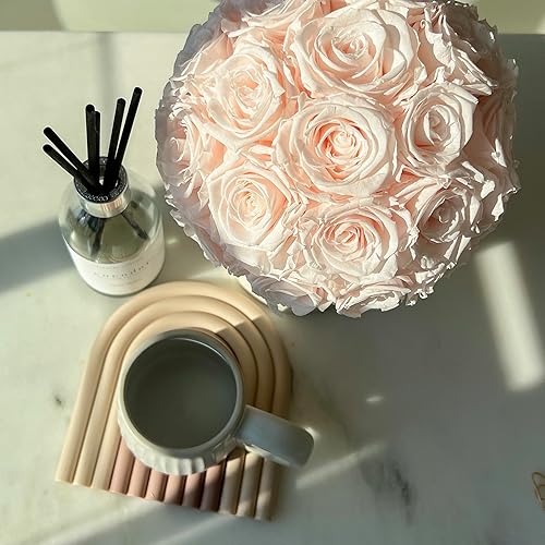 Miniatura 5 de Taza Monospace Mabel  Taza de cerámica acanalada  Taza de café retro  Taza estética minimalista