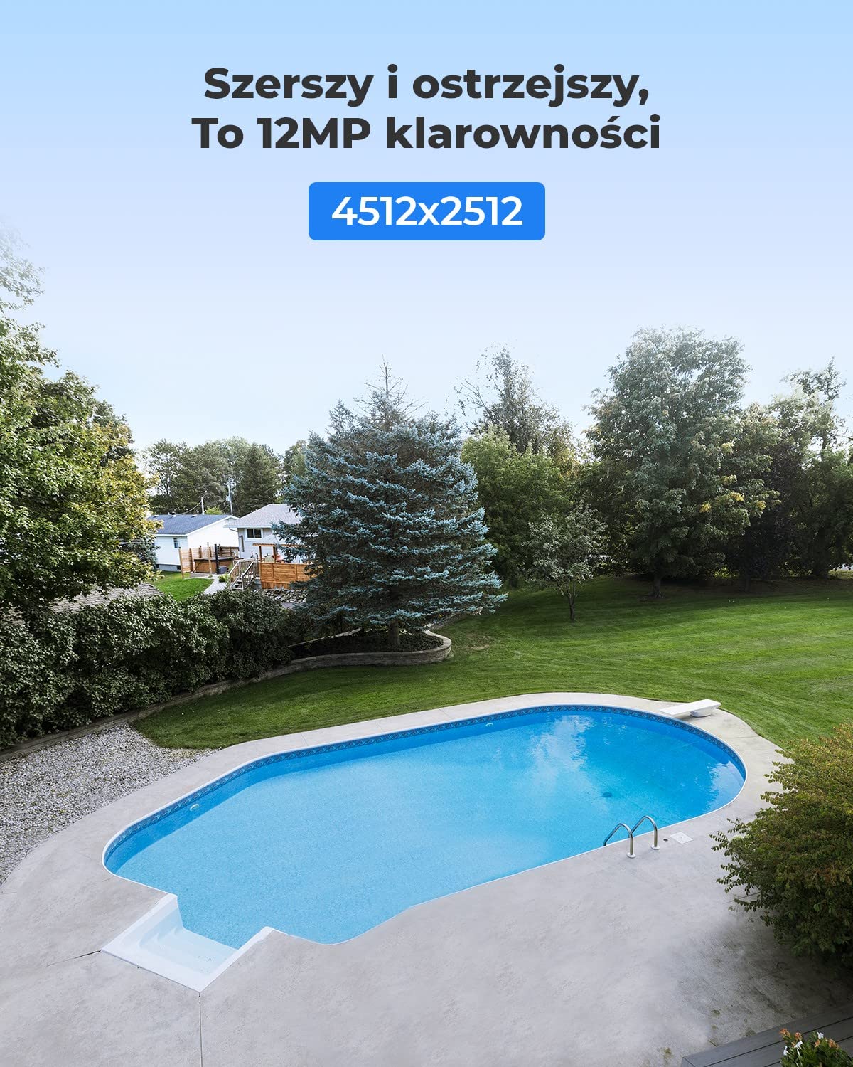 Reolink Kamera Ochronna 12MP PoE, Oświetlenie Punktowe, Wykrywanie Ludzi/Pojazdów, Widzenie w Nocy w Kolorze, Dwukierunkowy Dźwięk, Nagrywanie 24/7, Funkcja Poklatkowa, Gniazdo Kart microSD, RLC-1224A