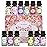 Floral Essential Oils Set, ARVIDSSON Natural Flower Essential Oil for Diffuser, Fragrance Oils for Candle Making, Lavender, Rose, Cherry Blossom, Jasmine, Gardenia and More, Gift for Women