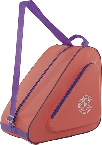 Miniatura 18 de Bolsa para Patines de Hielo, En Línea, Roller y Quad - Para Niños y Adultos Rosado/Amarillo,Albaricoque/Amarillo 016,Negro/Oro,Negro/Rosa