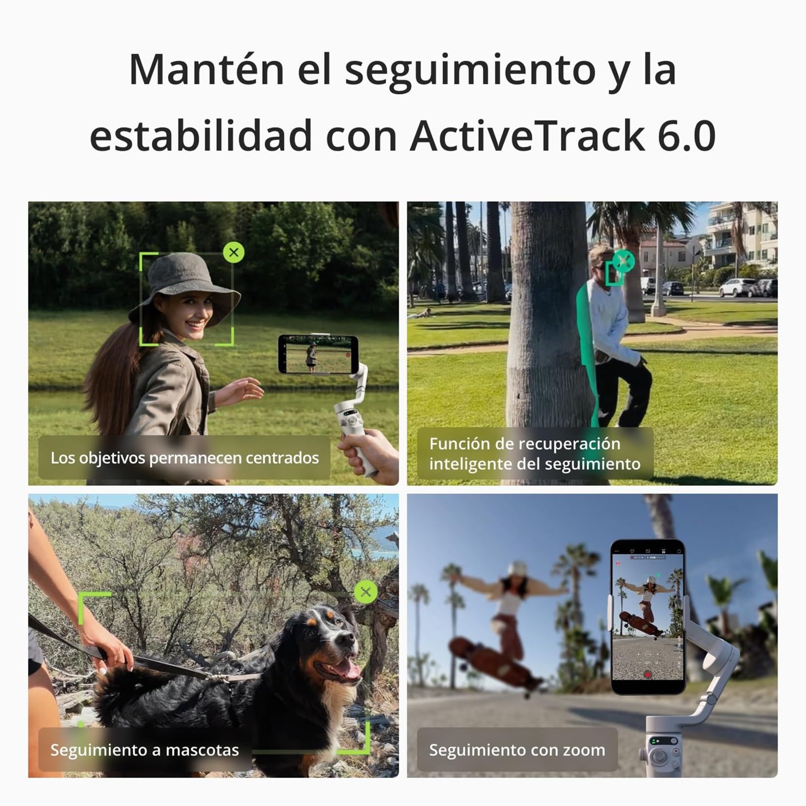 DJI Osmo Mobile 6, Estabilizador para Smartphones, Brazo Extensible | Estabilizador 3 ejes, portátil y plegable, para Android y iPhone con ShotGuides, vlogging, YouTube, TikTok, Gris Pizarra