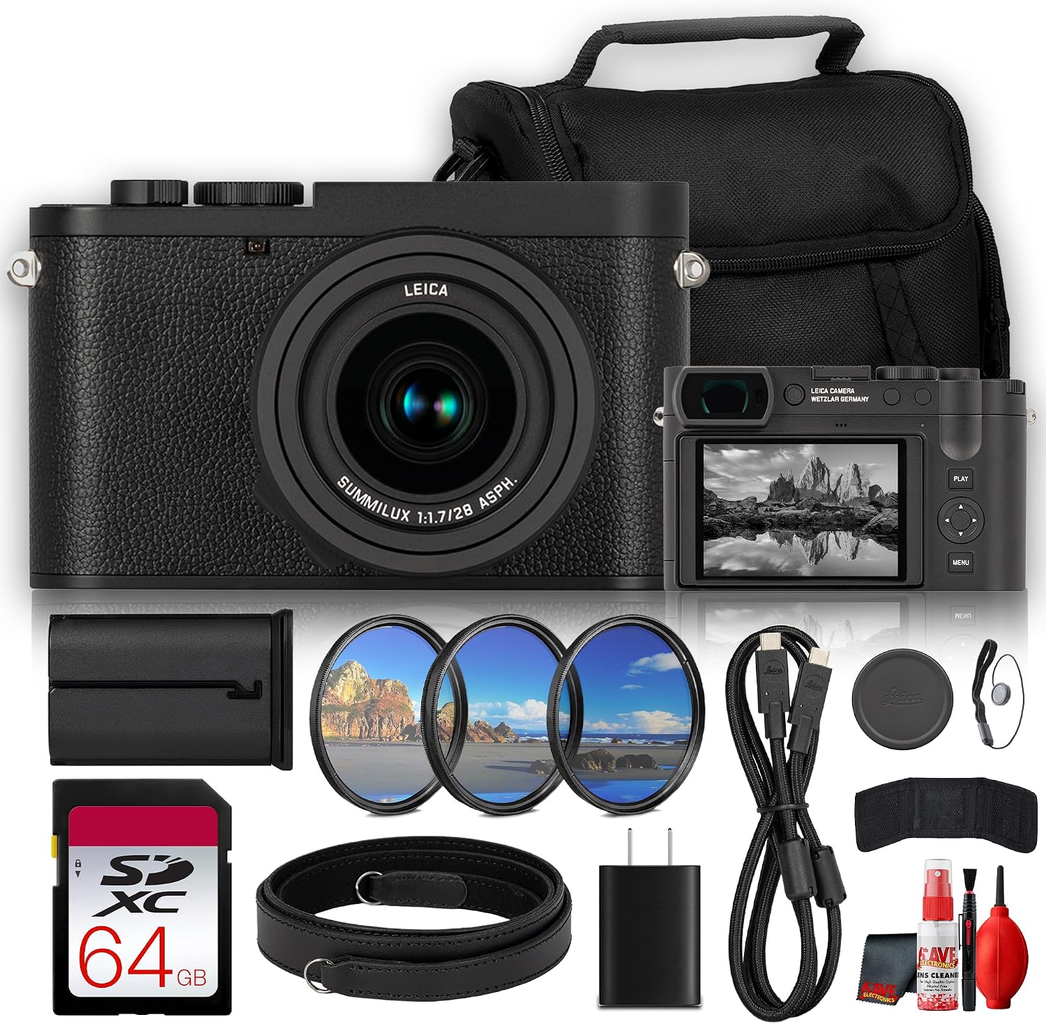 Leica Q3 Monochrom Digital Camera (19200) Bundle