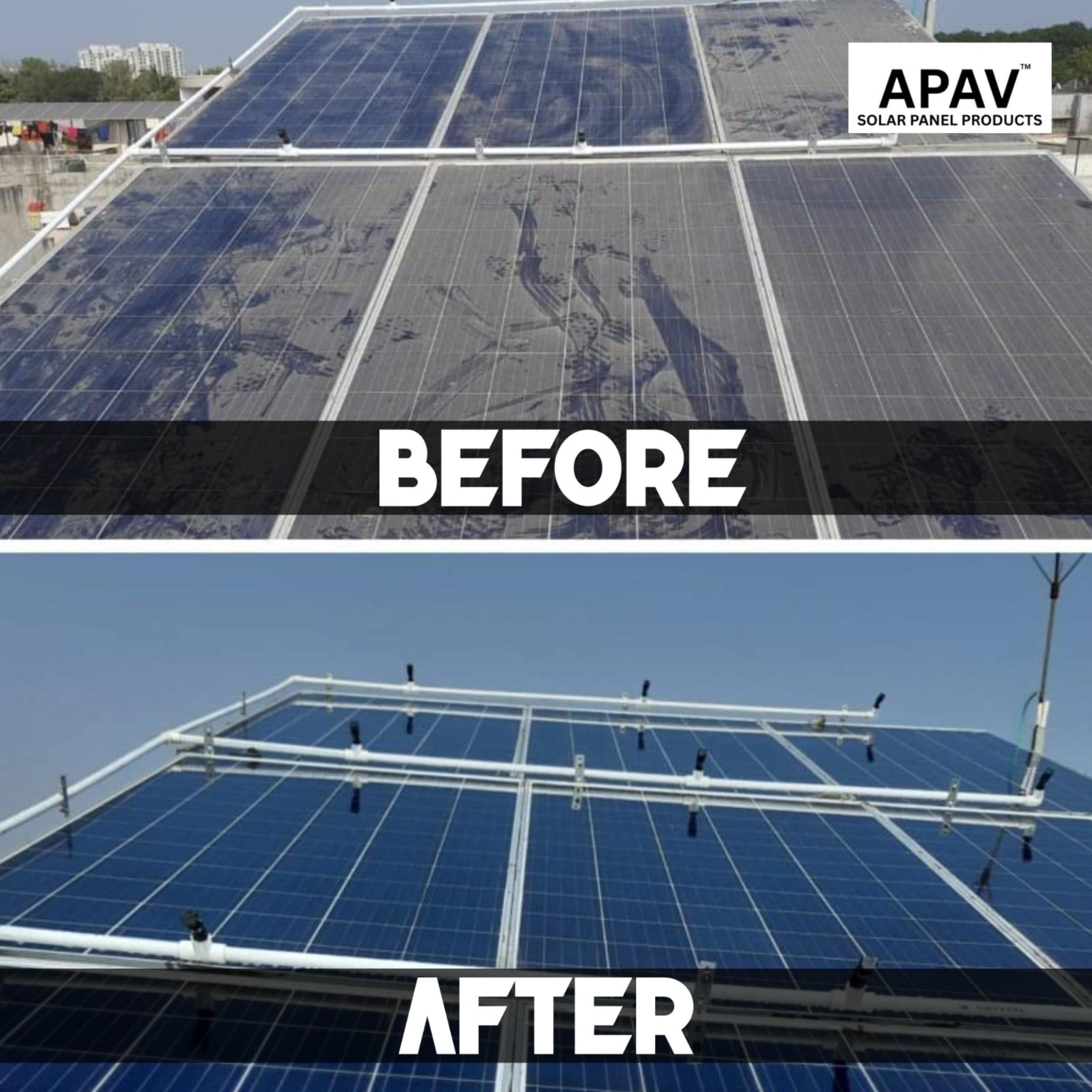 APAV Solar Panel Cleaning Hanger Clamp 1/2 Inch, Galvanized Material, Easy Installation, Fits All Solar Panel Frames, Durable Support for Plumbing Pipes and Efficient Cleaning ((Pack of 10)) - Image 7 thumbnail