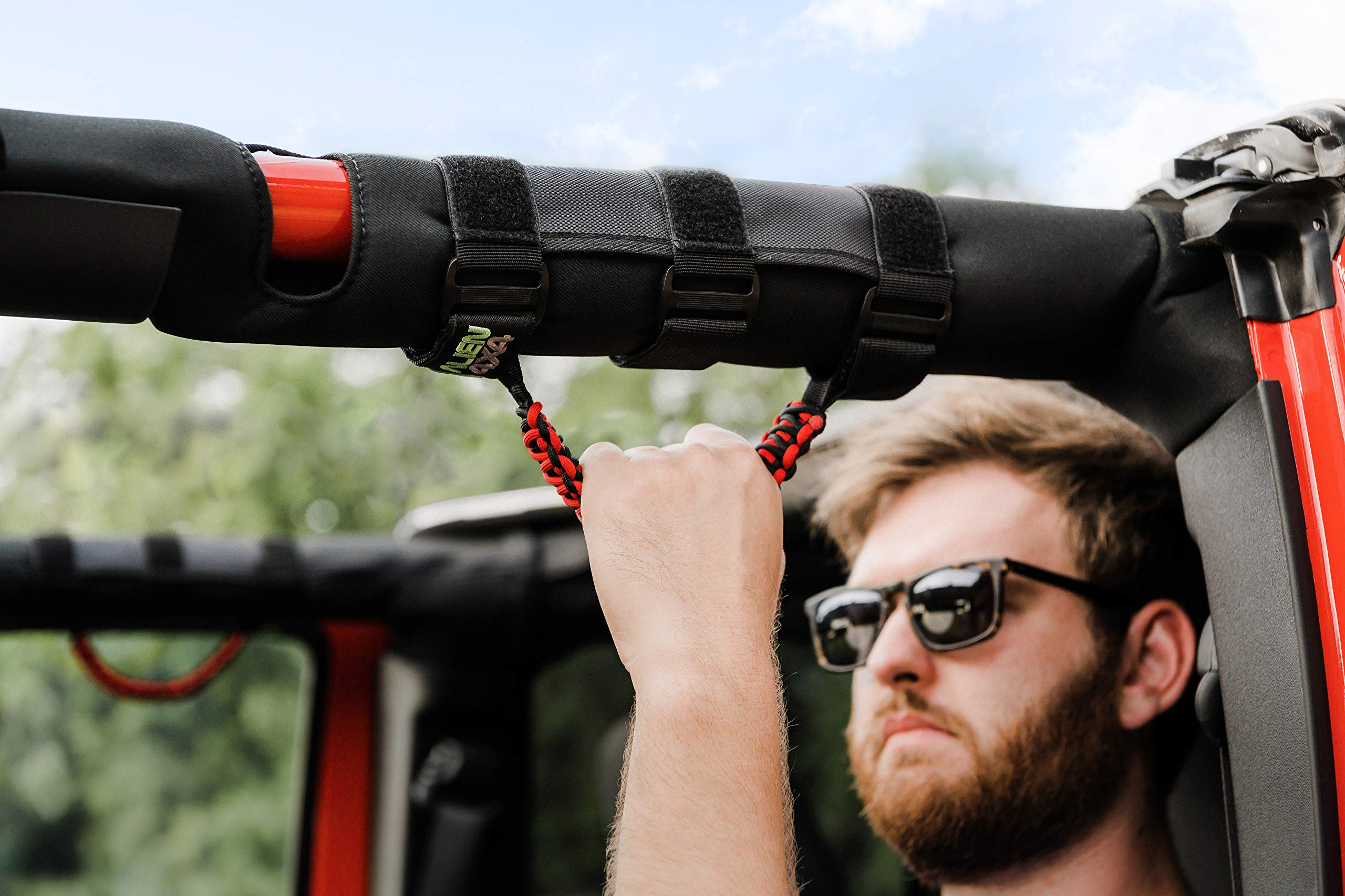 Alien Sunshade Jeep Grab Handles Premium Paracord Jeep Wrangler Grab