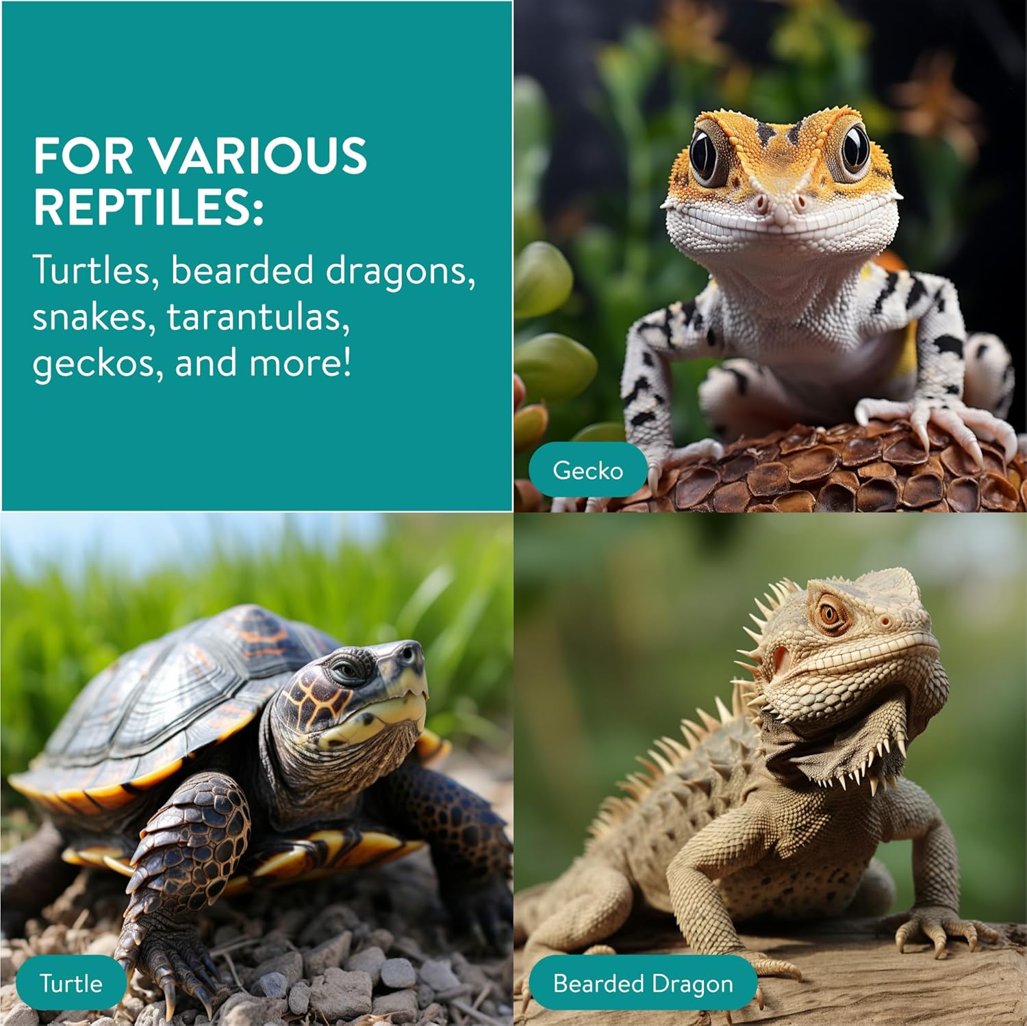 Navaris Cactus Shaped Reptile Hide Out - Reptile Accessories for Leopard Gecko, Snake, Tortoise, and More - Unique Hideout for Vivarium Decorations