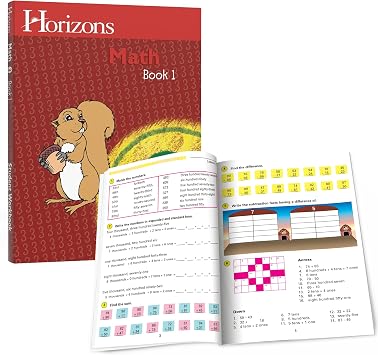 كتاب طلاب الرياضيات للصف الثالث من Horizons 1