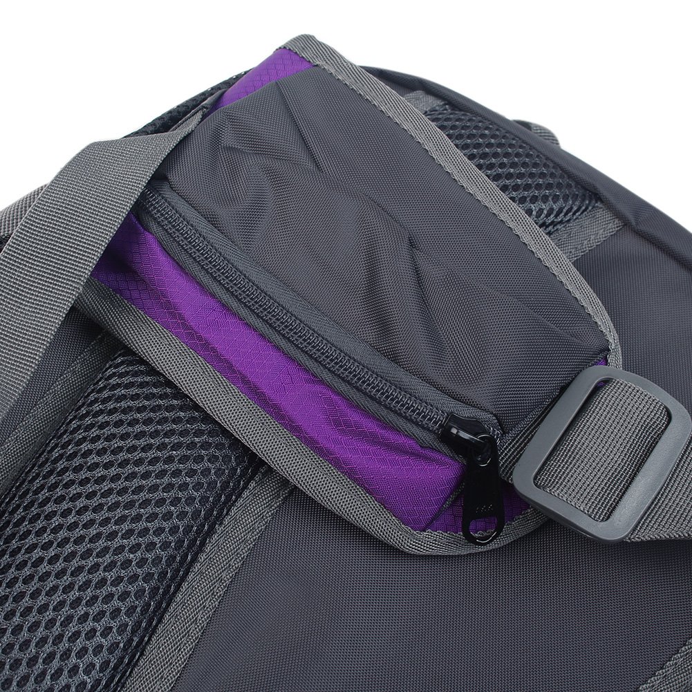 Mochila de 50 litros, ideal para deportes al aire libre, Senderismo, Trekking, Camping Travel, Escalada. Bolso impermeable del alpinismo, Daypacks que suben del recorrido, mochila, mochila