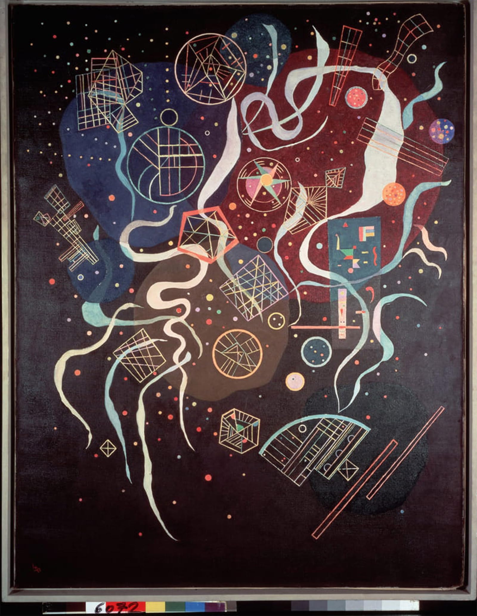 Affiche toile Kandinsky Le Mouvement composition abstraite