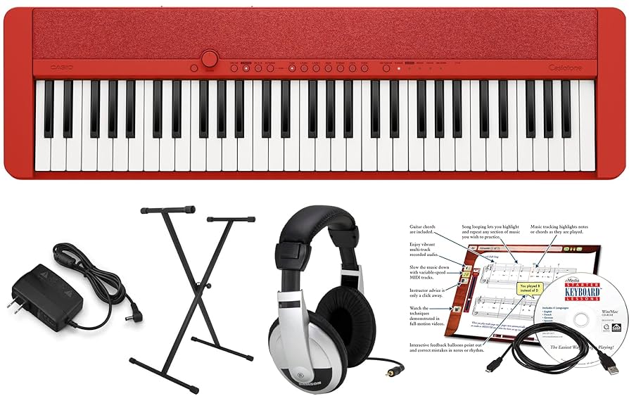 【スタンド・Bluetooth用アダプター付き】カシオトーン CT-S1 WE スタンド・Bluetooth用アダプター付き】カシオトーン CT-S1 WE