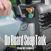 Vista 7 de Westinghouse ePX3100 Lavadora eléctrica a presión, 2300 Max PSI 1.76 Max GPM con tecnología antigoteo, tanque de jabón a bordo, varilla de acero