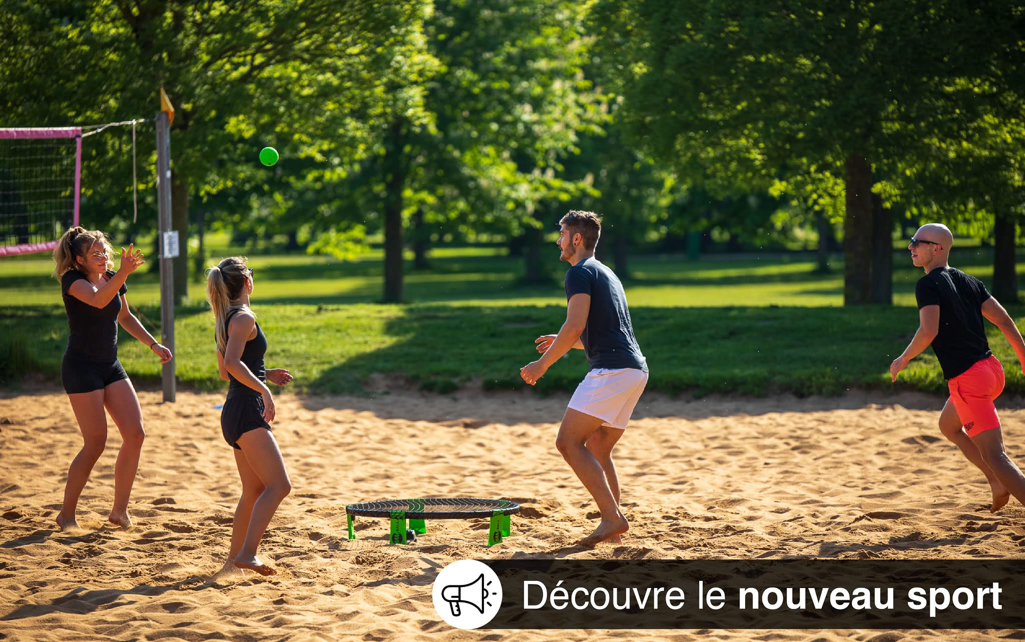 Set avec 3 balles + Pompe supplémentaire – Le Jeu d'été Parfait – Comprend 3 balles, Sac de Sport, Pompe et Instructions – Jeu pour Enfants, Adolescents et Adultes