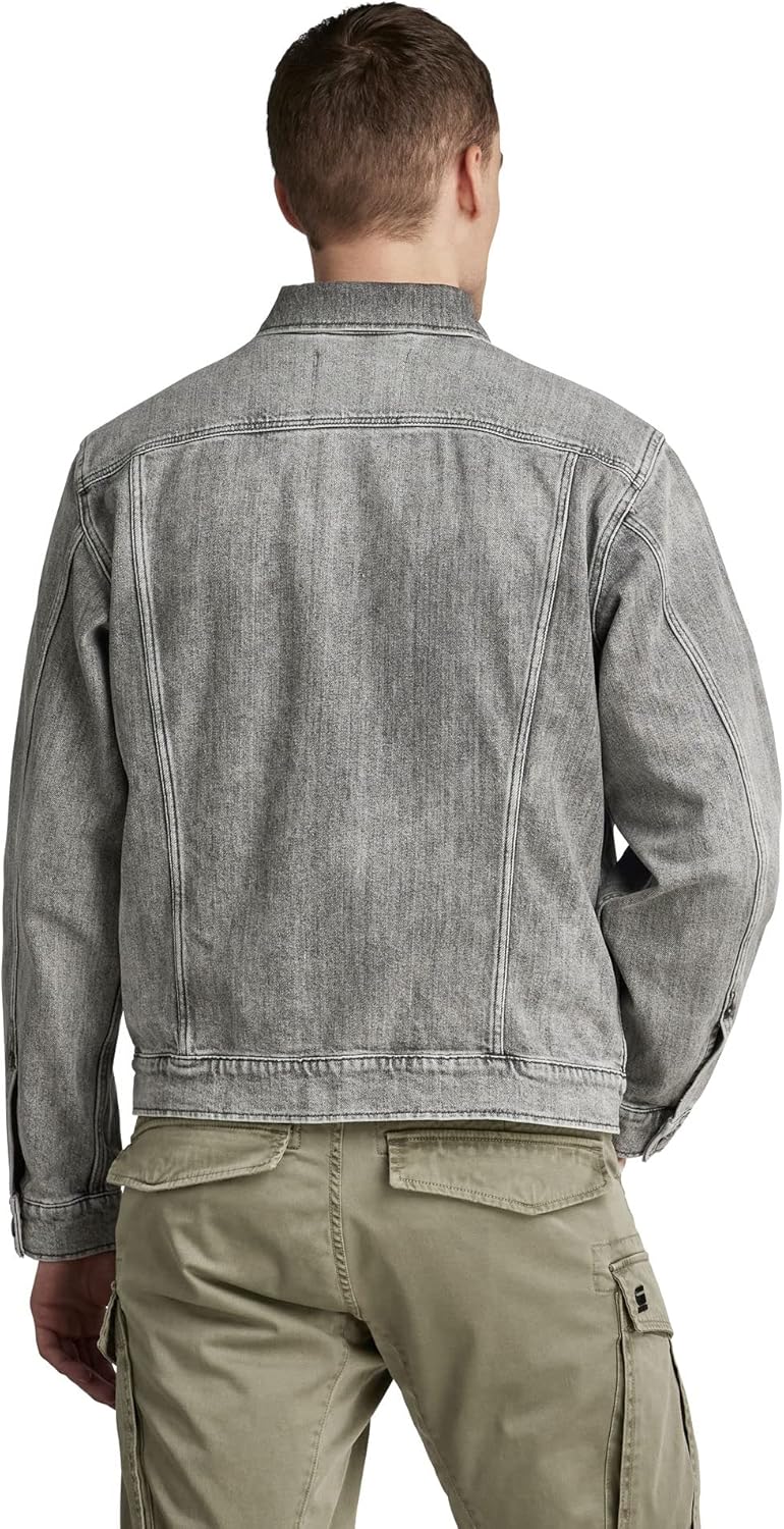 G-STAR RAW Jaqueta masculina Arc 3D, cinza (Faded Carbon C909-C762