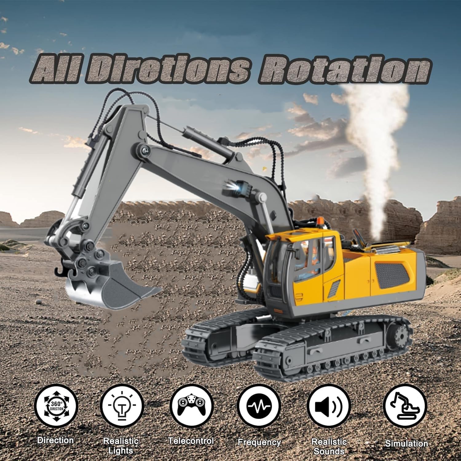 MEGA SHOVEL DOZER 4チャンネルラジオコントロール Amazon.com: kkny 15 Channel RC Excavator Metal Shovel,RC Digger