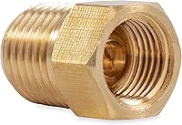 Vista 2 de Camco 59953 Propane Fitting - 1/4" Male NPT x 1/4" Female Inverted Flare