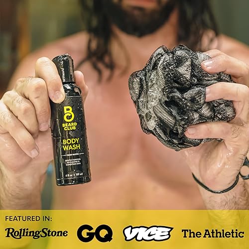 Miniatura 5 de The Beard Club - Gel de ducha de agua fresca Gel de ducha todo en uno revitalizante para hombres, fórmula de limpieza profunda e hidratación, sin