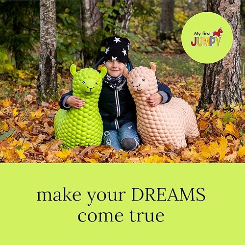 Miniatura 6 de GERARDO'S Juguetes - Tolva de animales hinchables para niños - Alpaca beige  23 x 9 x 20 pulgadas  Juguetes para niñas y niños pequeños  Animal