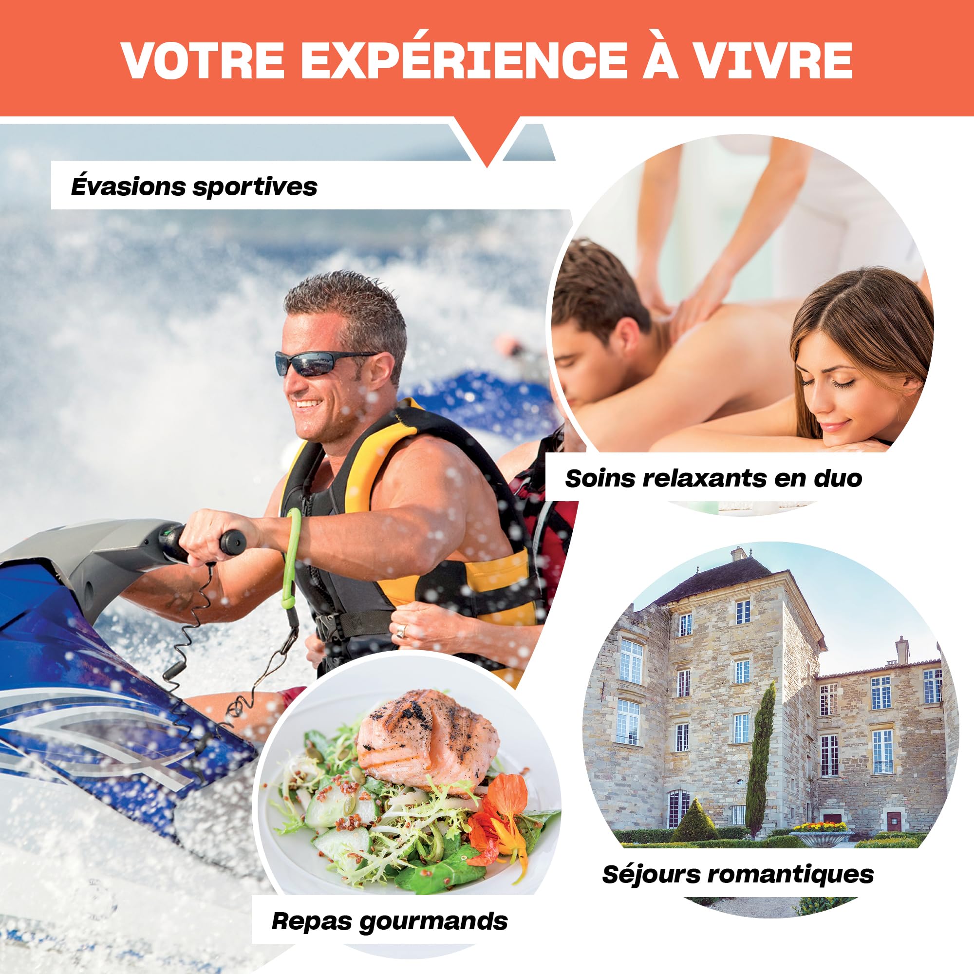 SMARTBOX - Coffret Cadeau Couple - Idée Cadeau Original : Choisissez Parmi 15000 expériences romantiques, gourmandes, Bien-être ou Aventure