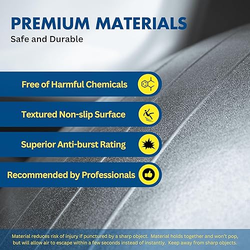 Miniatura 4 de ProBody Pelota para pilates, ejercicios y yoga, varios tamaños, para sentarse y practicar el equilibrio, pelota grande y de gimnasio para embarazada