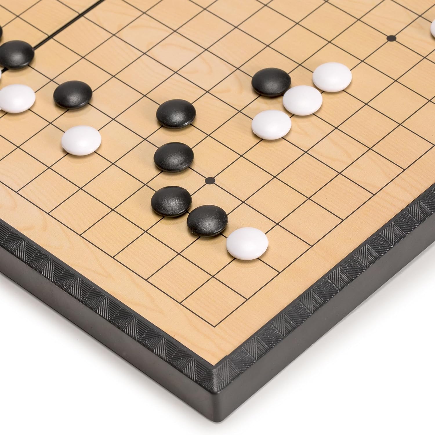 Go and Xiangqi Travel Combo – 11” Magnetic 19x19 Go Game Set and 12.8” Magnetic Chinese Chess (Xiangqi) Set by Yellow Mountain Imports