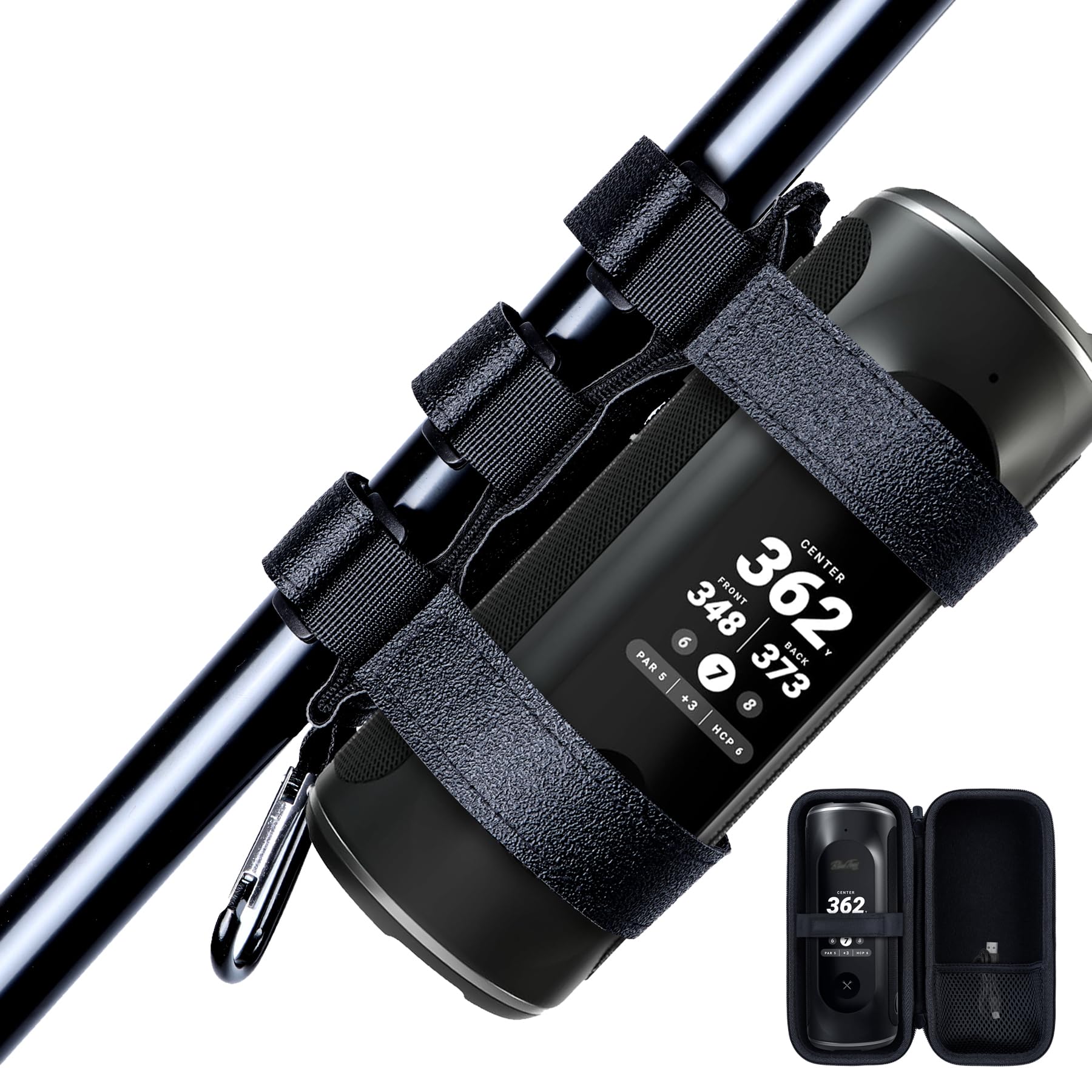 Lebakort Protable Speaker Mount + Case for Blue Tees Golf Player+ GPS Speaker