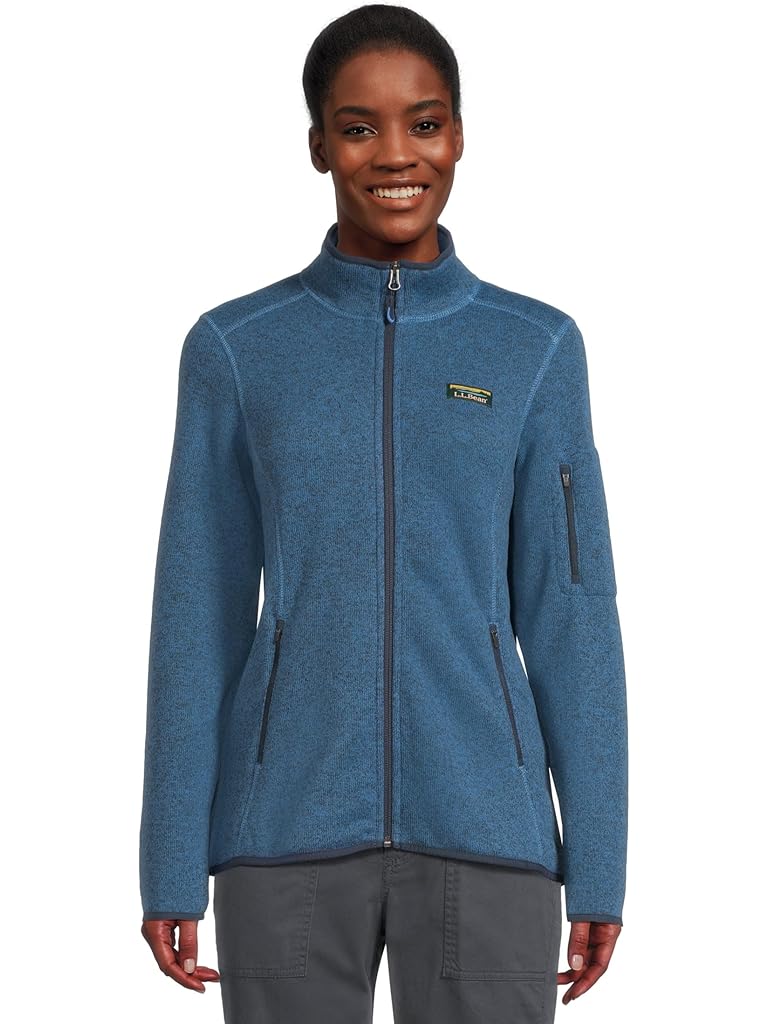 Blue L.L.Bean Bean's Sweater Fleece Full Zip Jacket