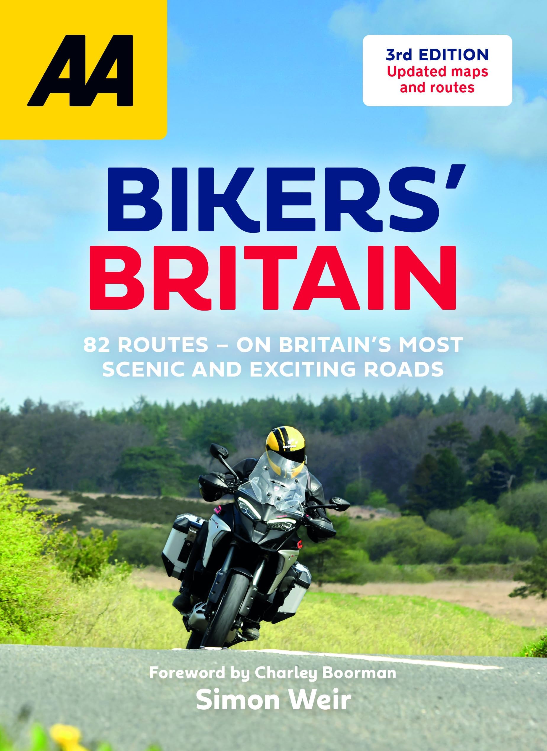 AA Bikers' Britain: 3rd Edition - Bigger & Better! Spiral Bound