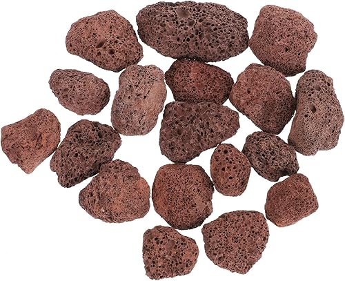 Balacoo - Piedras de lava volcánicas decorativas para acuario de 15.87oz, 3 a 2.4in