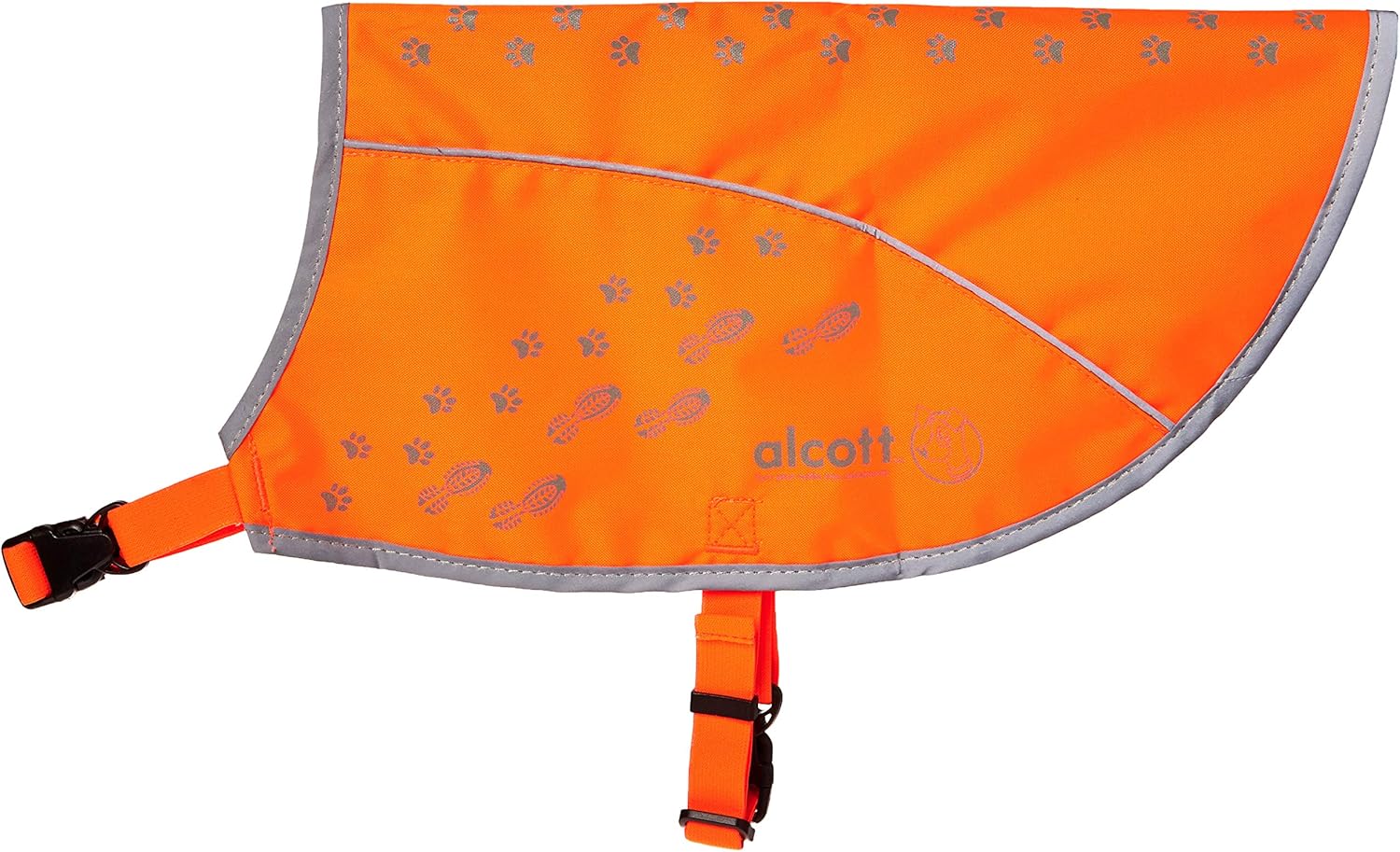 Flexi Alcott Essentials Visibility Dog Vest, Medium, Neon Yellow with Reflective Accents,APL ES MD DV