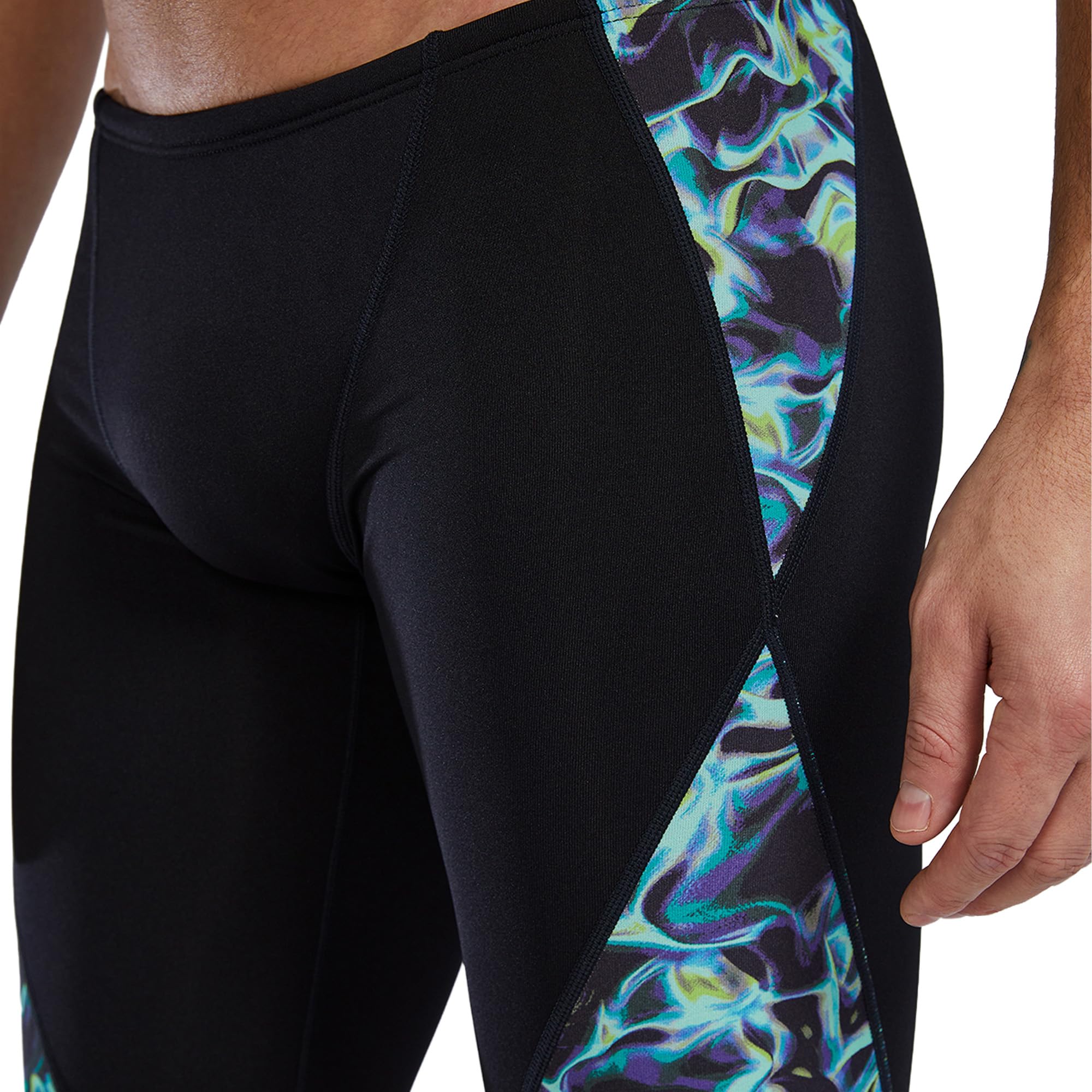 TYR Durafast Elite Blade Splice Jammer Swimsuit Costume a Pantaloncino Uomo