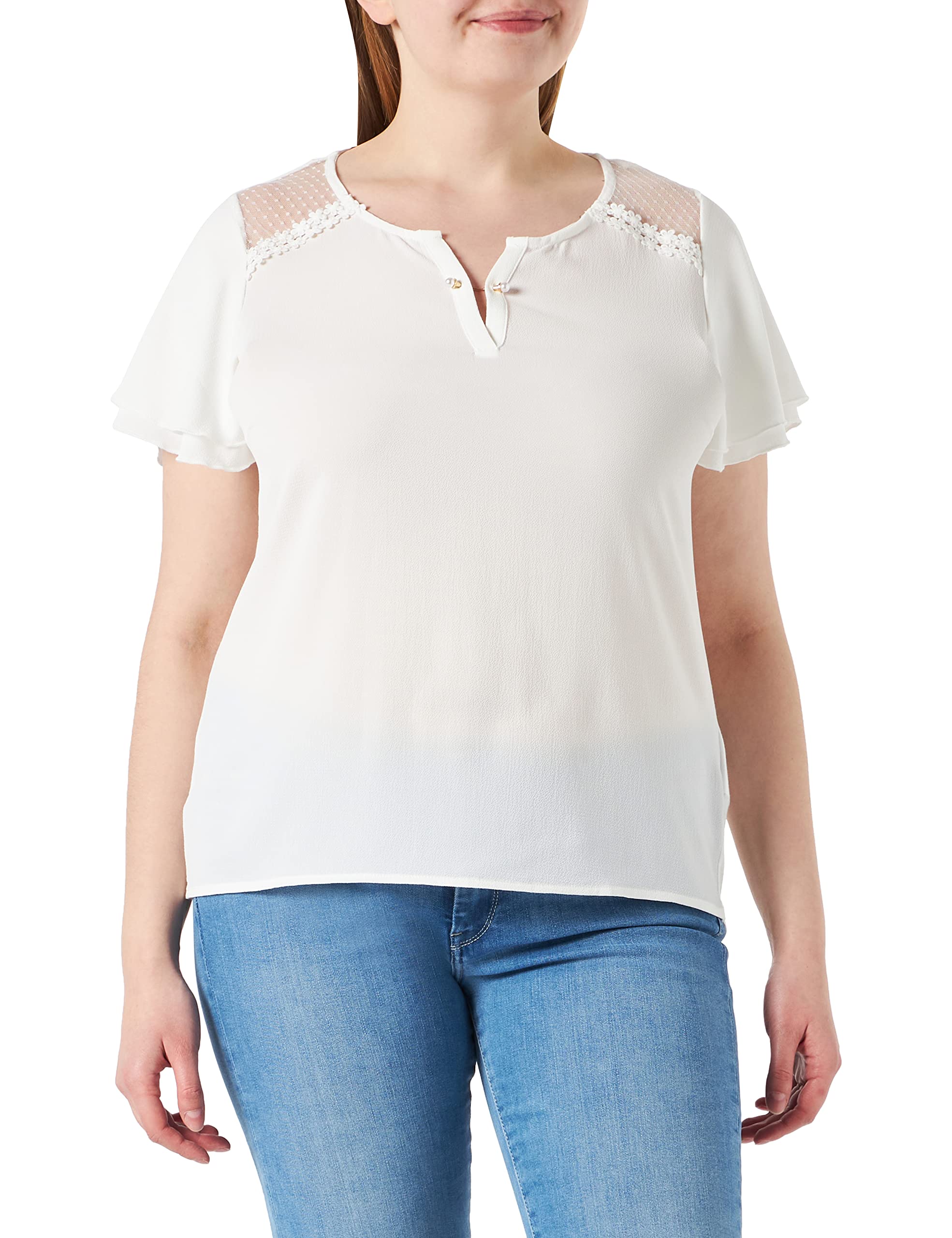 Naf Naf Camisa de Vestir para Mujer