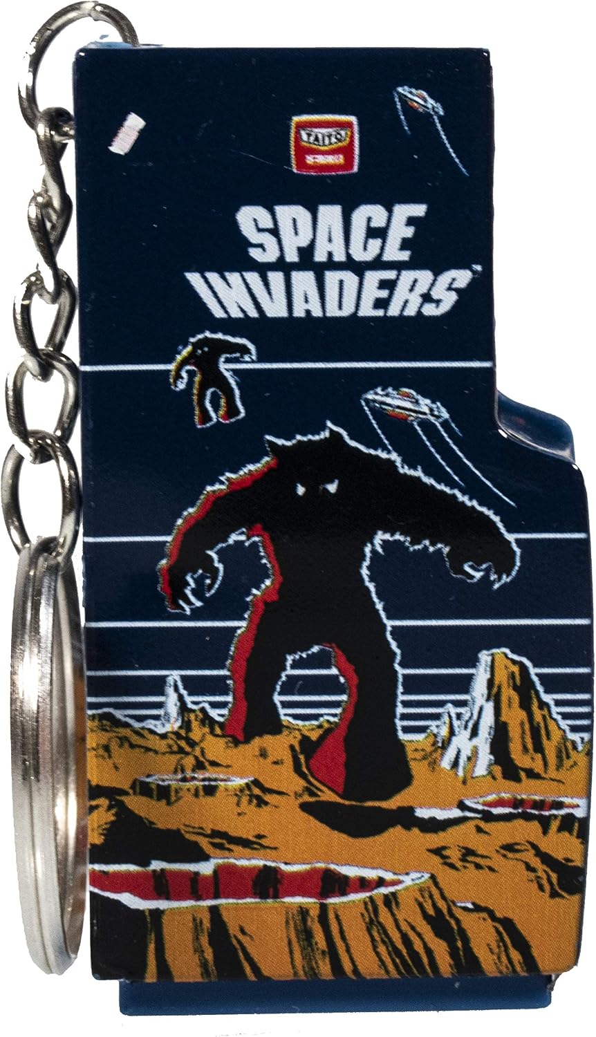 Paladone Space Invaders Keyring, Multi, 6cm, Keyring