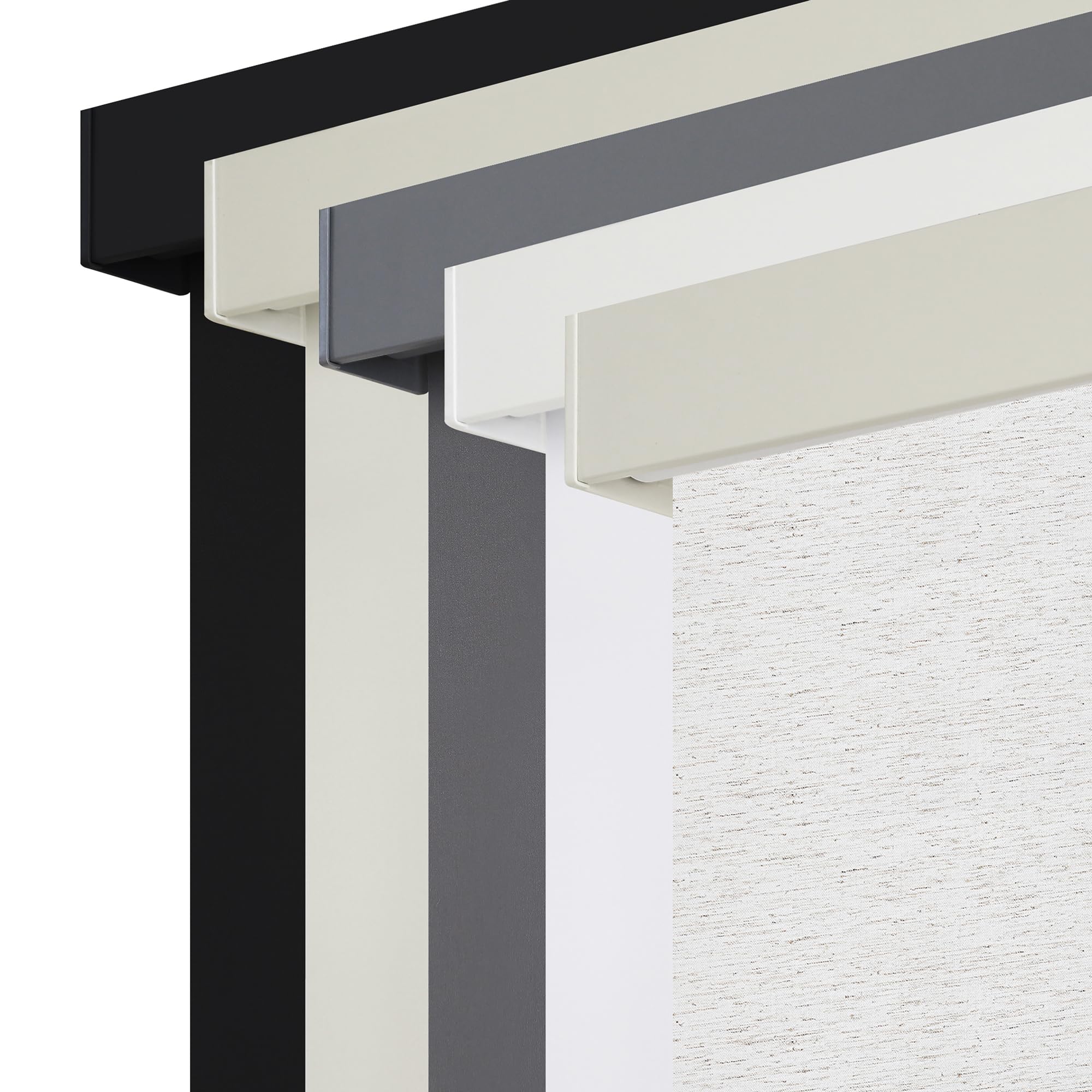 SUNOFF Cordless Blackout Roller Shades Blinds for Windows,47"W x 72"H,Linen