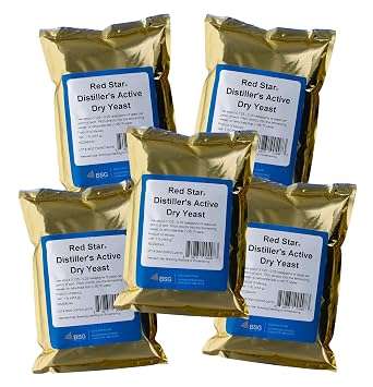 Red Star DADY 1 Lb. Distillers Yeast-5 Packs
