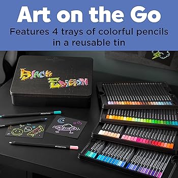あおとさん専用Faber-Castell Black Edition 100色 Amazon.com : Faber-Castell Black Edition Colour Pencils