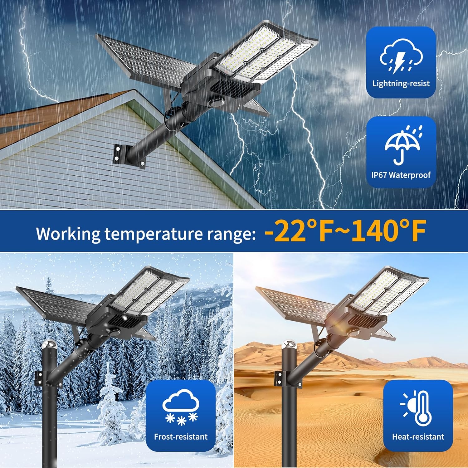 8000W Solar Street Lights Outdoor,Commercial Parking Lot Lights Dusk to Dawn IP67,Solar Outdoor Light with Motion Sensor and Remote Control,Security Flood Lights for Yard,Basketball Court 8000W Solar Street Lights Outdoor,Commercial Parking Lot Lights Dusk to Dawn IP67,Solar Outdoor Light with Motion Sensor and Remote Control,Security Flood Lights for Yard,Basketball Court