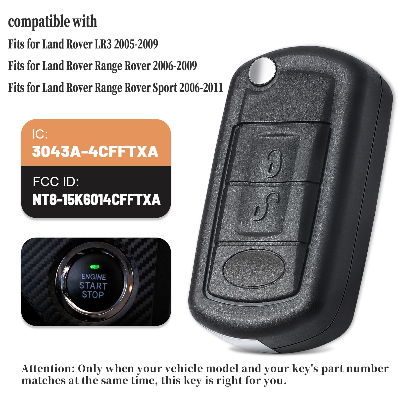 Amazon.com: Keyecu Replacement Flip Remote Car Key Fob 315MHz
