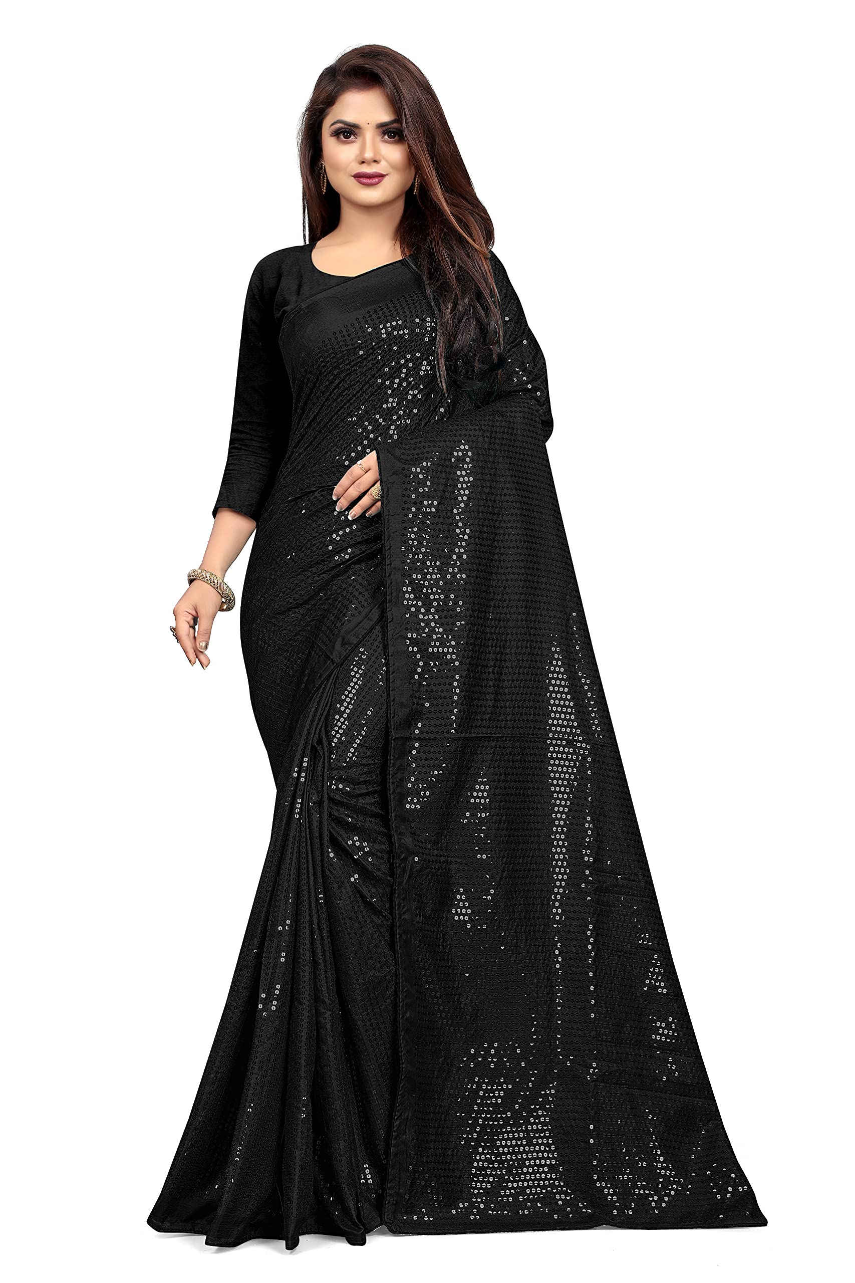 Taboody Empire Vichitra Silk Full Heavy Sequence Work With Saree