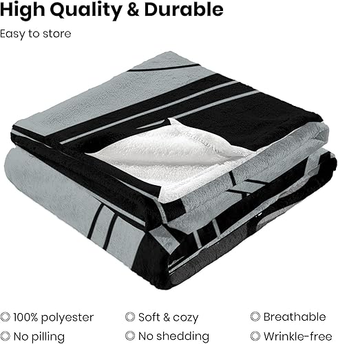 Miniatura 6 de Sfodcovy Manta personalizada de franela de color del equipo de fútbol de Las Vegas con nombre y número de fanáticos, regalo para hombres, mujeres y